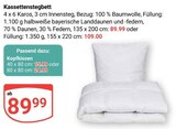Aktuelles Kassettensteppbett Angebot bei GLOBUS in Erlangen ab 15,99 €