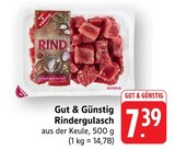 EDEKA - Rindergulasch Angebot im Prospekt Rindergulasch bei EDEKA im Prospekt "" für 7,39 €