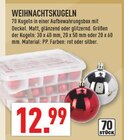 Weihnachtskugeln Angebote bei Marktkauf Herford für 12,99 €