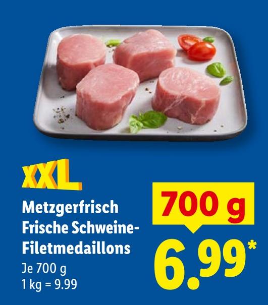 Metzgerfrisch Frische Schweine-Filetmedaillons