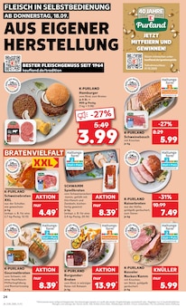 Hackfleisch im Kaufland Prospekt "Aktuelle Angebote" mit 54 Seiten (Dresden)
