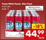 White Peach Angebote von Fanta bei Netto Marken-Discount Cottbus für 44,99 €
