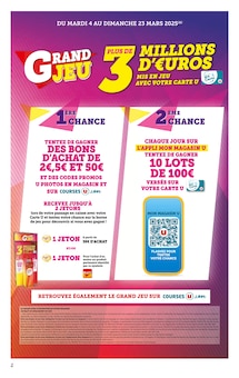 Prospectus Super U à Châteauneuf-sur-Loire, "Super U", 40 pages de promos valables du 11/03/2025 au 23/03/2025