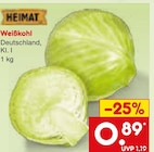 Weißkohl von HEIMAT im aktuellen Netto Marken-Discount Prospekt für 0,89 €