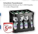 Tausendwasser im Angebot bei GLOBUS in St. Ingbert Tausendwasser Angebote von Schwollener bei GLOBUS St. Ingbert für 5,49 €