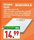 Aktuelle Personenwaage Angebote bei Marktkauf in Bielefeld Aktuelles PERSONENWAAGE Angebot bei Marktkauf in Bielefeld ab 14,99 €