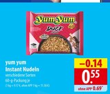 Instant Nudeln im Angebot bei famila Nordost in Neustadt Instant Nudeln Angebote von Yum Yum bei famila Nordost Neustadt für 0,55 €