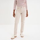 Pantalon slim en coton elasthanne beige femme en promo chez La Halle Pantalon slim en coton elasthanne beige femme dans le catalogue La Halle