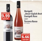 Zweigelt Rose im Angebot bei EDEKA in Weiden Zweigelt Rose Angebote von Herrgott bei EDEKA Weiden für 6,66 €
