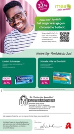 Aktueller mea - meine apotheke Apotheke Prospekt in Blaubeuren und Umgebung, "Unsere Juni-Angebote" mit 4 Seiten, 01.06.2025 - 30.06.2025