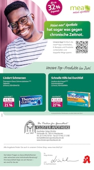 Aktueller mea - meine apotheke Prospekt (Blaubeuren, 4 Seiten zum blättern mea - meine apotheke Prospekt Unsere Juni-Angebote mit 4 Seiten