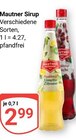 Sirup Limette Zitrone im Angebot bei GLOBUS in Worms Sirup Limette Zitrone Angebote von Mautner bei GLOBUS Worms für 2,99 €