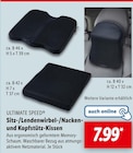 Aktuelles Sitz-/Lendenwirbel-/Nacken- und Kopfstütz-Kissen Angebot bei Lidl in Cottbus ab 7,99 €