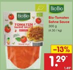 Aktuelle Sahne Angebote bei Netto Marken-Discount in Krefeld Aktuelles Bio-Tomaten Sahne Sauce Angebot bei Netto Marken-Discount in Krefeld ab 1,29 €