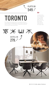 Aktueller Polstermöbel Fischer Prospekt "Holztische" Seite 2 von 7 Seiten