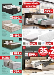 Boxspringbett Angebot & Preis im aktuellen porta Möbel Prospekt Boxspringbett Angebot im aktuellen porta Möbel Prospekt auf Seite 4