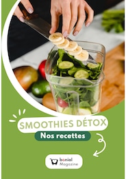 Catalogue Recettes à Villers-Saint-Sépulcre, avec 1 page Prospectus Recettes à Villers-Saint-Sépulcre, "SMOOTHIES DÉTOX : Nos recettes", 1 page, 01/01/2025 - 02/02/2025