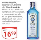 Aktuelles Sapphire East, Bramble oder Citron Pressé Gin Angebot bei GLOBUS in Rostock ab 16,99 €