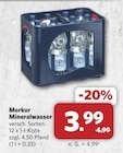 Mineralwasser Angebote von Merkur bei combi Paderborn für 3,99 €
