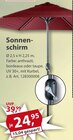 Aktuelle Sonnenschirm Angebote bei Sonderpreis Baumarkt in Göttingen Aktuelles Sonnenschirm Angebot bei Sonderpreis Baumarkt in Göttingen ab 24,95 €