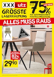 Möbel im XXXLutz Prospekt in Wuppertal Aktueller XXXLutz Prospekt mit Möbel, "GRÖSSTE LAGERRÄUMUNG", Seite 1