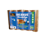 Lot de 5 bûches de bois densifié - WOODSTOCK en promo chez Carrefour Market Cannes à 4,99 €