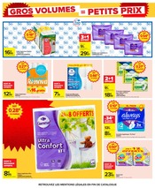 Promos Couches dans le catalogue "GROS VOLUMES = PETITS PRIX" de Carrefour Couches en promo dans le catalogue Carrefour à la page 8