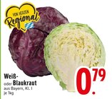 Weißkraut im EDEKA Prospekt Weißkraut von im aktuellen EDEKA Prospekt für 0,79 €