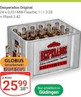 Original von Desperados für 25,99 € bei GLOBUS im Angebot Original von Desperados im aktuellen GLOBUS Prospekt