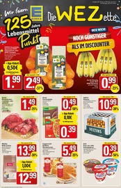 Aktueller WEZ Supermarkt Prospekt in Vlotho und Umgebung, "Die WEZette" mit 19 Seiten, 24.11.2025 - 29.11.2025