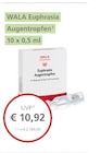 WALA Euphrasia Augentropfen bei LINDA im Bocholt Prospekt für 10,92 €