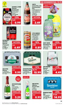 Sekt im aktuellen Kaufland Prospekt (Cottbus) Sekt im Kaufland Prospekt "KNĂśLLER" mit 62 Seiten (Cottbus)