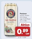 Hefe-Weißbier Naturtrüb von Paulaner im aktuellen combi Prospekt