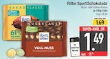 Schokolade Nuss- oder Kakao-Klasse von Ritter Sport im aktuellen EDEKA Prospekt für 1,49 €