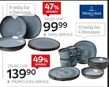 Porzellan-Serie „Lave Gris“ Angebote von Villeroy & Boch bei XXXLutz Möbelhäuser Leonberg für 139,90 €