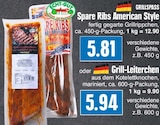 Spare Ribs American Style oder Grill-Leiterchen bei EDEKA im Beselich Prospekt für 5,81 €