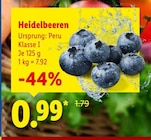 Heidelbeeren bei Lidl im Überlingen Prospekt für 0,99 €