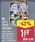 Fischröllchen von LySell für 1,69 € bei ALDI Nord im Angebot Fischröllchen von LySell im aktuellen ALDI Nord Prospekt