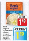 Express-Reis Basmati von Ben's Original für 1,19 € bei E center im Angebot Express-Reis Basmati von Ben's Original im aktuellen E center Prospekt