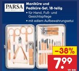 Maniküre und Pediküre-Set, 18-teilig im Netto Marken-Discount Prospekt Maniküre und Pediküre-Set, 18-teilig von PARSA BEAUTY im aktuellen Netto Marken-Discount Prospekt für 7,99 €