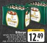 Bitburger bei EDEKA im Prospekt "" für 12,49 €