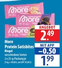famila Nordost Altenholz - More Protein Satisfibites Riegel Angebot im Prospekt More Protein Satisfibites Riegel bei famila Nordost im Altenholz Prospekt für 1,99 €