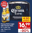 Extra Lager im Angebot bei Netto Marken-Discount in Pirmasens Extra Lager Angebote von Corona bei Netto Marken-Discount Pirmasens für 16,99 €
