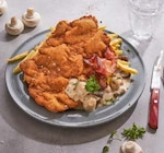 Aktuelles XXXLutz Schnitzel „Jäger Art“ Angebot bei XXXLutz Möbelhäuser in Oberhausen ab 12,90 €