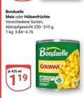 Mais Angebote von Bonduelle bei GLOBUS Braunschweig für 1,19 €