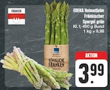 Fränkischer Spargel grün im Angebot bei EDEKA in Würzburg Fränkischer Spargel grün Angebote von EDEKA Heimatliebe bei EDEKA Würzburg für 3,99 €