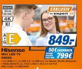 Mini LED TV 65E8Q im Angebot bei expert in Donauwörth Mini LED TV 65E8Q Angebote von Hisense bei expert Donauwörth für 849,00 €