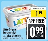 Original Brotaufstrich von Lätta im aktuellen EDEKA Prospekt für 0,99 €
