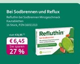 mea - meine apotheke - Refluthin bei Sodbrennen Minzgeschmack Kautabletten Angebot im Prospekt Refluthin bei Sodbrennen Minzgeschmack Kautabletten bei mea - meine apotheke im Prospekt "" für 6,45 €