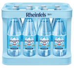 Mineralwasser im Angebot bei REWE in Hürth Mineralwasser Angebote von Rheinfels Quelle bei REWE Hürth für 5,49 €
